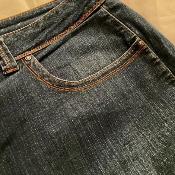 VENEZIA DENIM MIDI SKIRT WITH SMALL SLIT IN BACK SIZE 26 - Picture 4 of 4